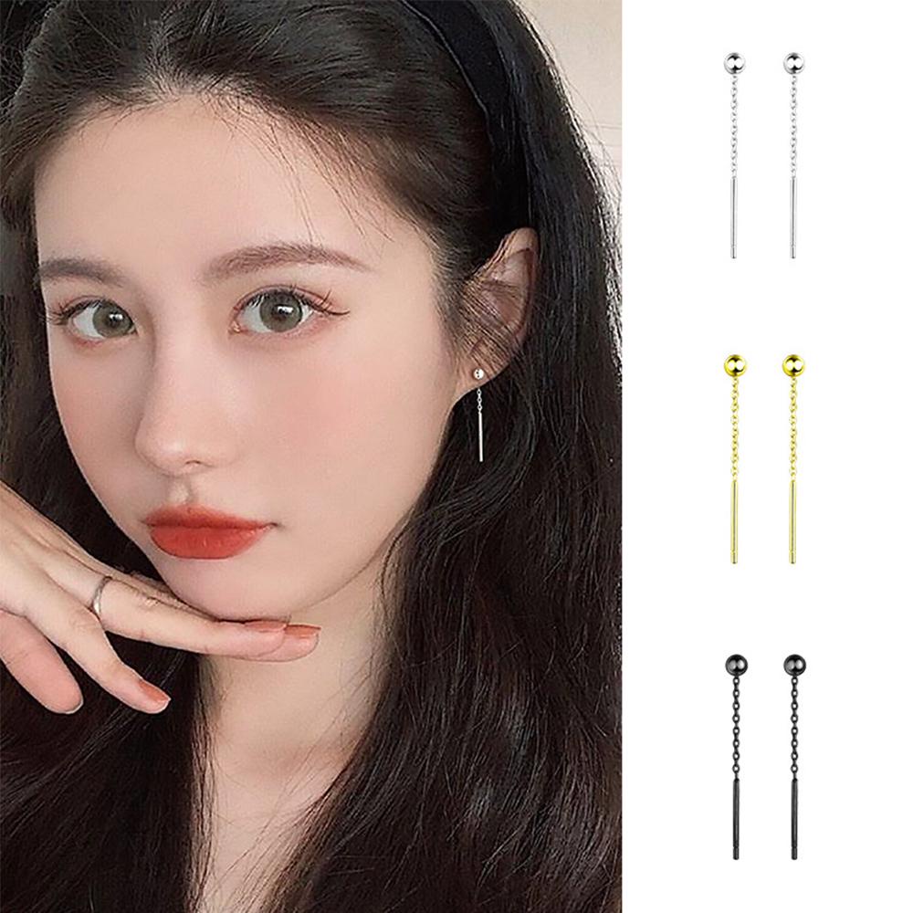 Bông Tai Dáng Ngắn Thiết Kế Đơn Giản Sáng Tạo Phong Cách Hàn Quốc Cho Nữ