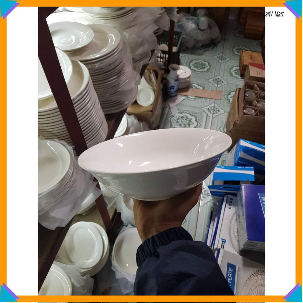 [GIÁ TỐT] Tô sứ loe trắng trơn, tô cháo Tiện ích Online