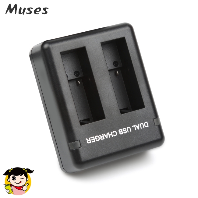 Bộ sạc 2 pin AHDBT-501 cho GoPro Hero 5 6 7 Muse07