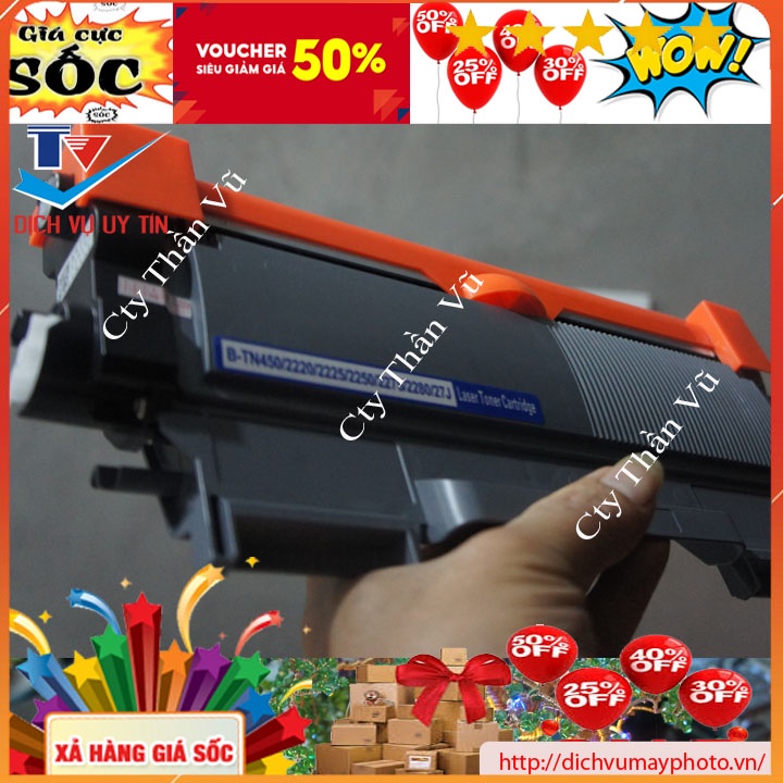 Hộp mực cụm mực Brother TN2260 dùng cho máy in Brother HL-2240D/2250DN/2270D/MFC-7360/7060D - Hàng nhập khẩu