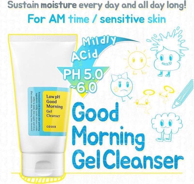 [Mã SKAMCLU9 giảm 10% đơn 100K] Sữa Rửa Mặt Cosrx Low PH Good Morning Gel Cleanser 150ml | BigBuy360 - bigbuy360.vn
