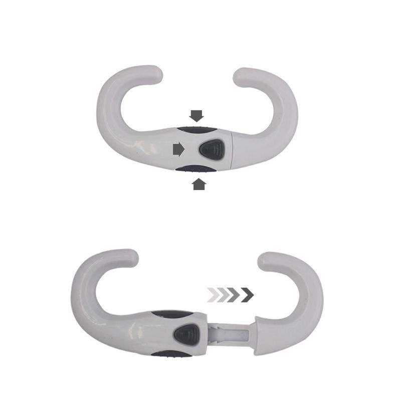 Khóa Cửa Tủ Lạnh / Ngăn Kéo Tủ Lạnh Hình Chữ C Bằng ABS Chống Kẹp Tay An Toàn Cho Bé