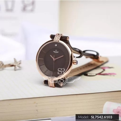 Đồng hồ nữ chính hãng SR WATCH Classy SL7542.6103 mặt kính Sapphire Glass chống trầy