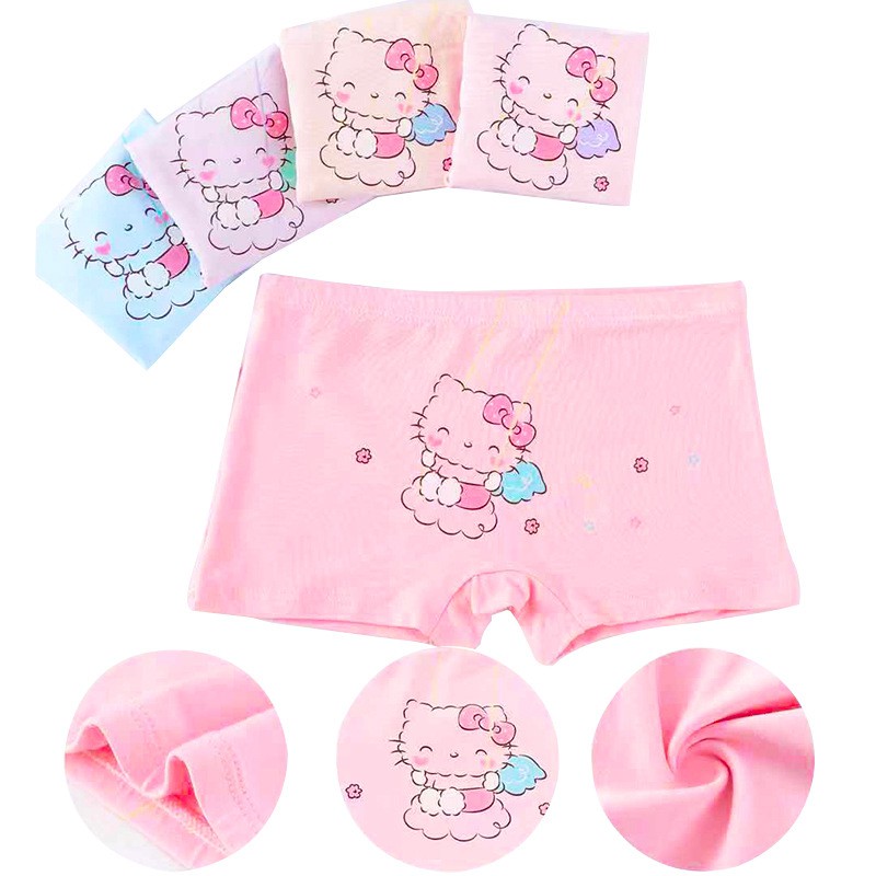 Quần chíp đùi bé gái, Quần lót bé gái cotton