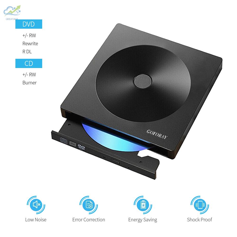 Đầu Đọc Đĩa Dvd Kết Nối Usb 3.0 Type-C Cho Windows / Mac Os | BigBuy360 - bigbuy360.vn