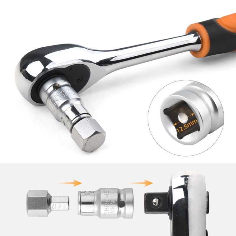 Bộ Ổ Cắm Cờ Lê Lục Giác Bằng Crom- Vanadium Chuyên Dụng Chất Lượng Cao