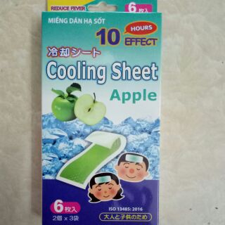 Miếng Dán Hạ Sốt Cooling Sheet. Hộp 3 gói