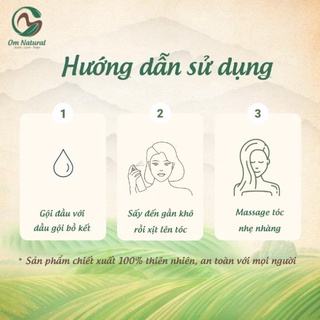 Xịt Dưỡng Tóc Thảo Dược Kích Thích Mọc Tóc Om 100ml