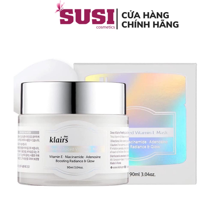 Kem dưỡng da Klairs Freshly Juiced Vitamin E Mask