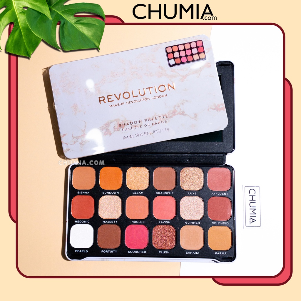Phấn mắt REVOLUTION Forever Flawless Eyeshadow Palette - Decadent - chumia