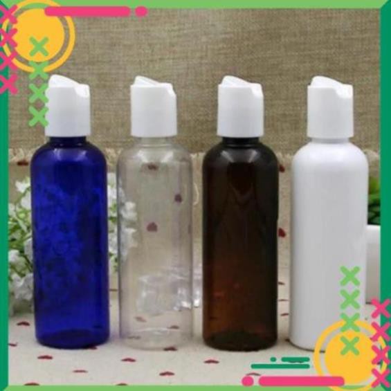 Chai Chiết Mĩ Phẩm ❤ Chai nhựa pet nắp nhấn trắng đục 30ml,50ml,100ml chiết mỹ phẩm , , phụ kiện du lịch