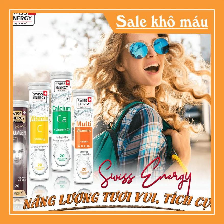 Combo 2 tuýp viên sủi Multivitamins, Vitamin C1000 mg | Thế Giới Skin Care