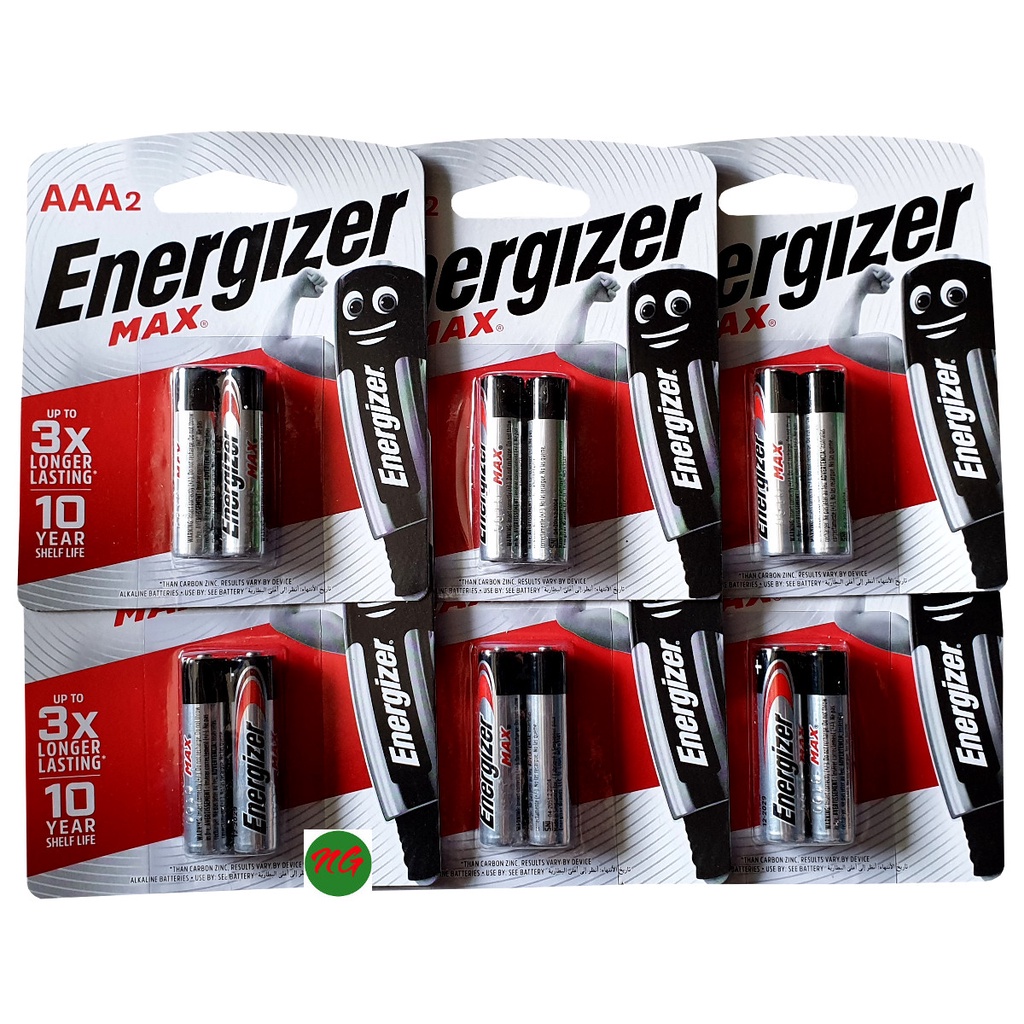 Bộ 12 viên pin tiểu AAA ( 3A)  hoặc AA ( 2A) ENERGIZER Max dòng alkaline 1.5V