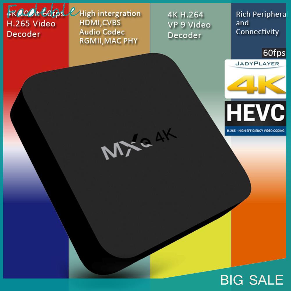 Đầu Mxq 4kx2k Tv Box Android Lõi Tứ Wifi 1.2ghz 8gb Iptv Network Tv