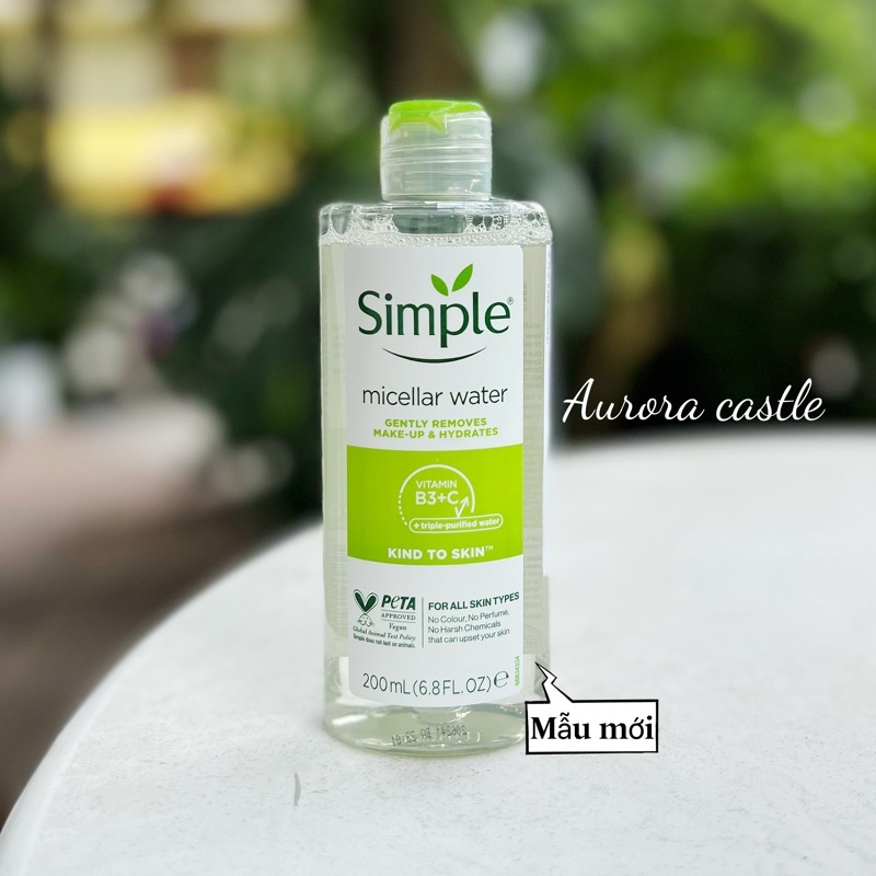 Nước tảy trang Simple Micellar Cleansing Water | Shopee Việt Nam