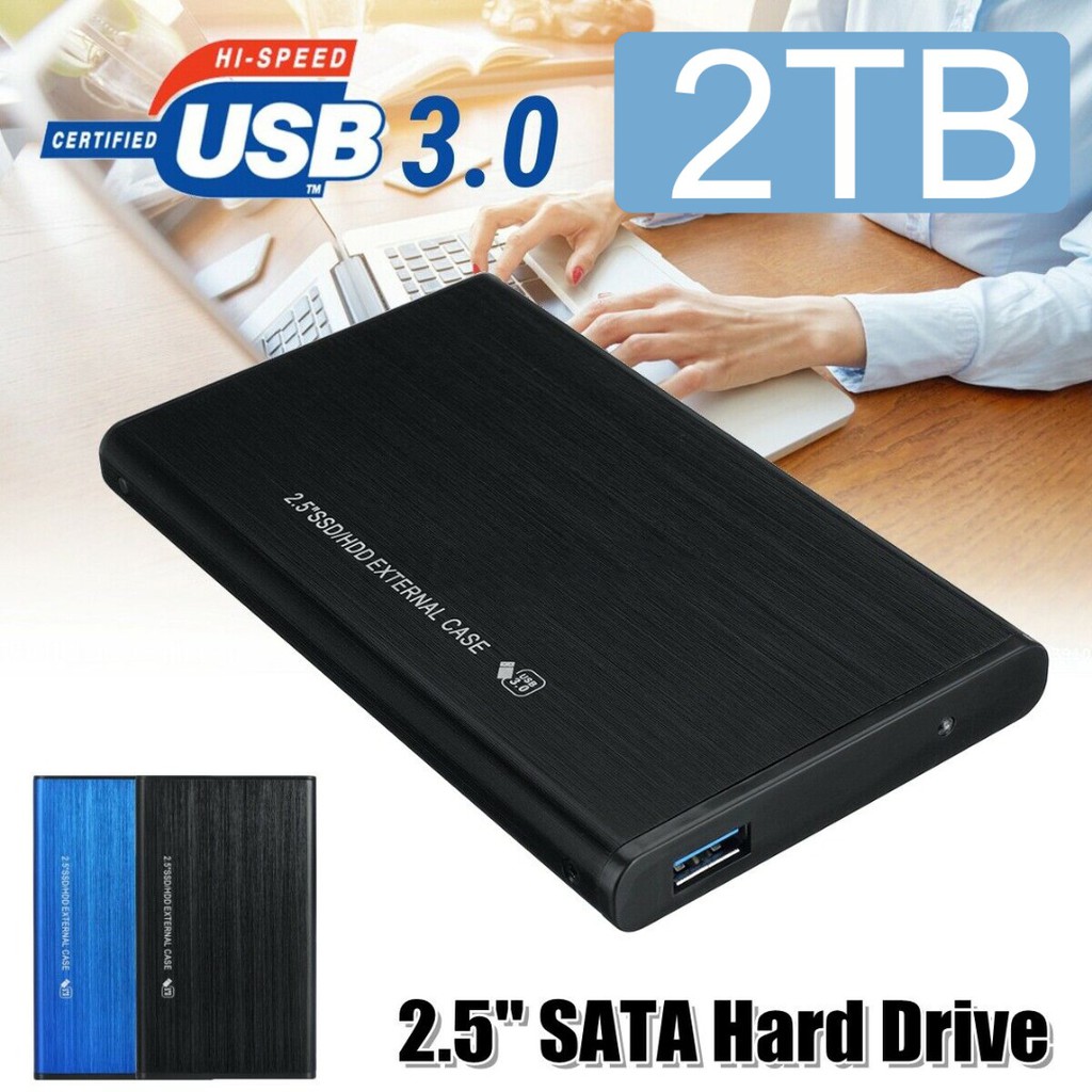 Ổ Cứng Di Động Usb 3.0 Sata 2.5 '' Hdd Ssd 2tb Cho Pc / Laptop