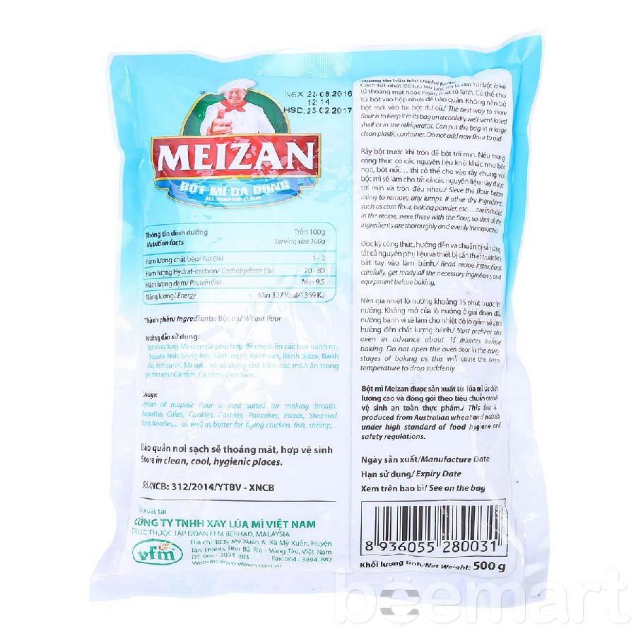 Bột mỳ Meizan 500g