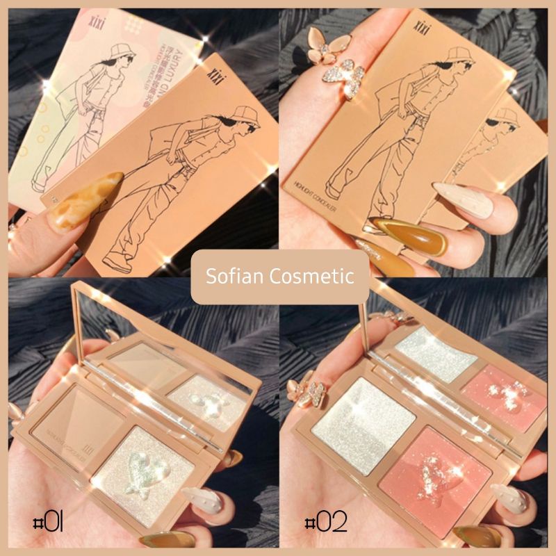 XIXI - Phấn đa năng tạo khối, highlight, nhũ mắt, má hồng nội địa Trung Xixi Floating dành cho người mới bắt đầu | BigBuy360 - bigbuy360.vn