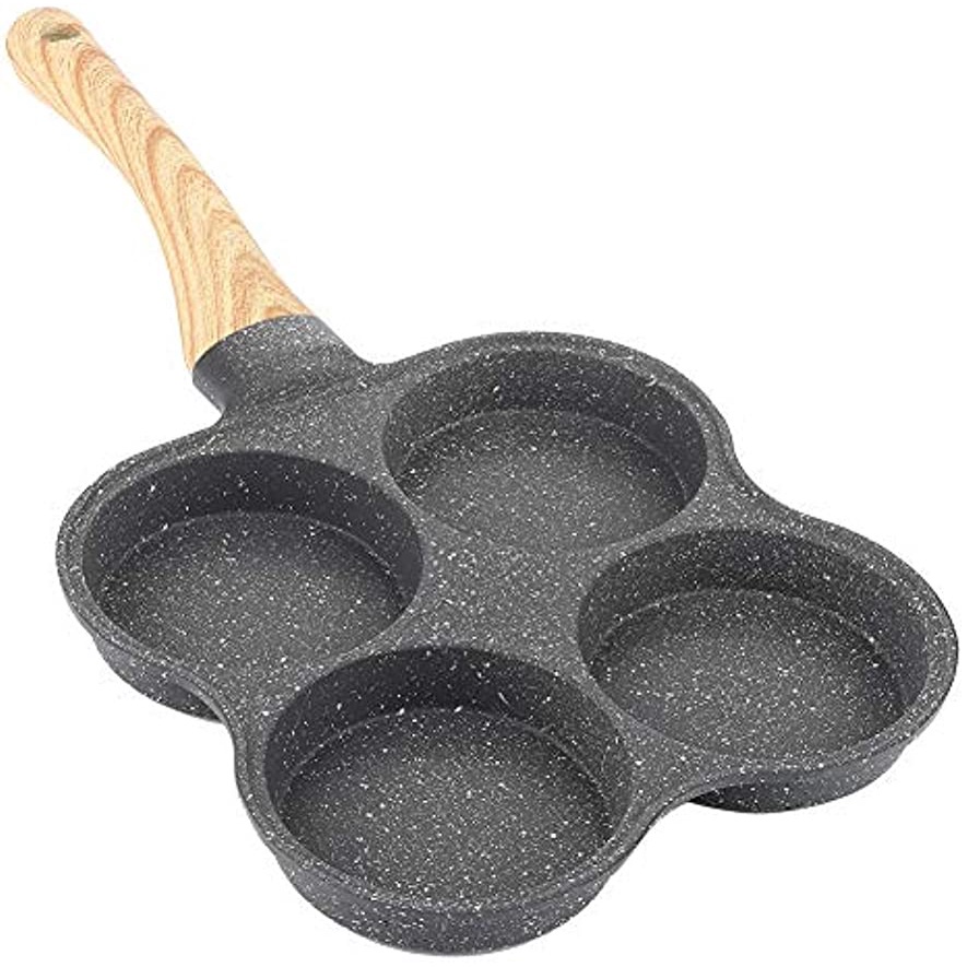 Chảo Chiên Trứng Ốp La Chống Dính Bốn Lỗ Tiện Dụng