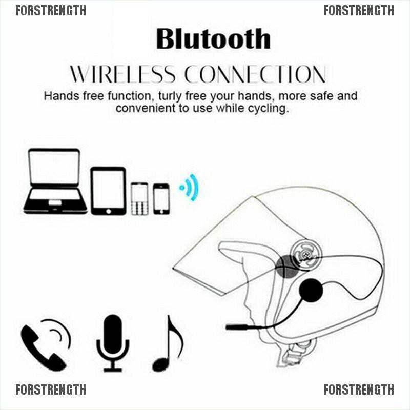 Tai Nghe Bluetooth 5.0 Cho Mũ Bảo Hiểm Đi Xe Máy