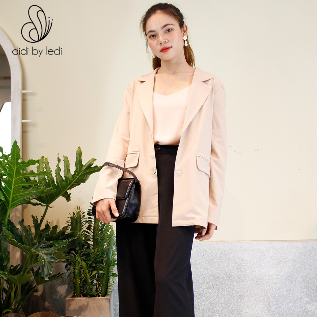 Áo Vest nữ thanh lịch, Áo Blazer DIDI BY LEDI phom rộng Hàn Quốc  vải Visco cao cấp Màu Da Nude size S M L XL - BL1123 | BigBuy360 - bigbuy360.vn