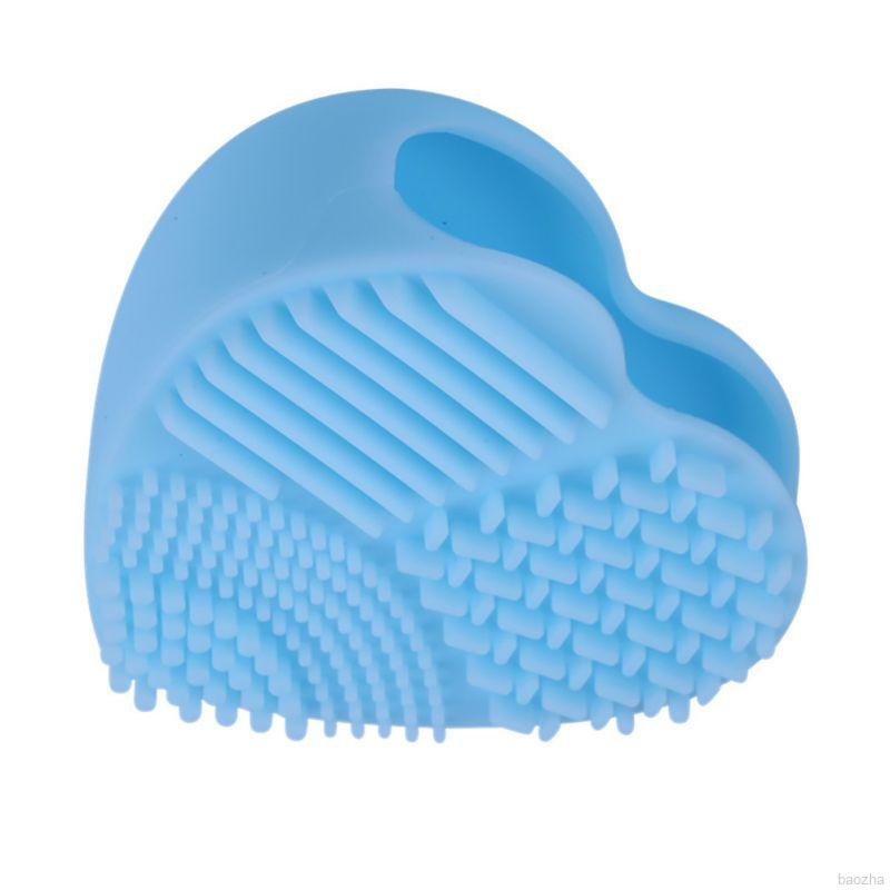 Dụng cụ vệ sinh cọ trang điểm thiết kế hình trái tim | BigBuy360 - bigbuy360.vn