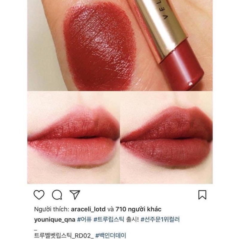 Son Apieu True Velvet lipstic xách tay | BigBuy360 - bigbuy360.vn