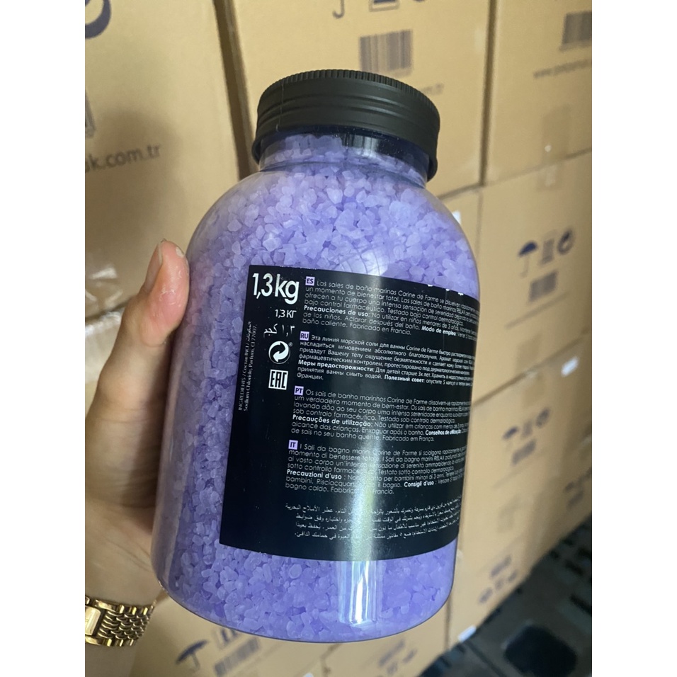 Muối tắm Corine de Farme - Hương oải hương 1.3Kg