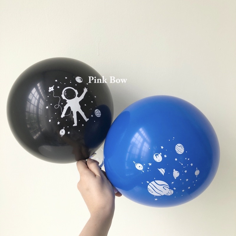 Bong bóng Tròn trang trí in hình Hello Kitty/ Barbie/ Spiderman/ Xe/ Phi hành gia/ Khủng long các nhân vật hoạt hình