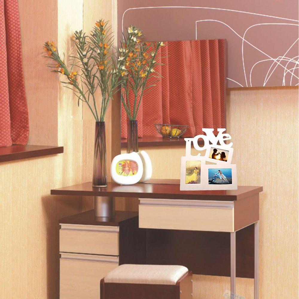 Khung Ảnh Gỗ Hình Trái Tim Tình Yêu Thời Trang 3 Trong 1 DIY