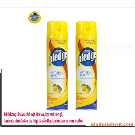 ĐÁNH BÓNG GỖ PLEDGE CAO CẤP