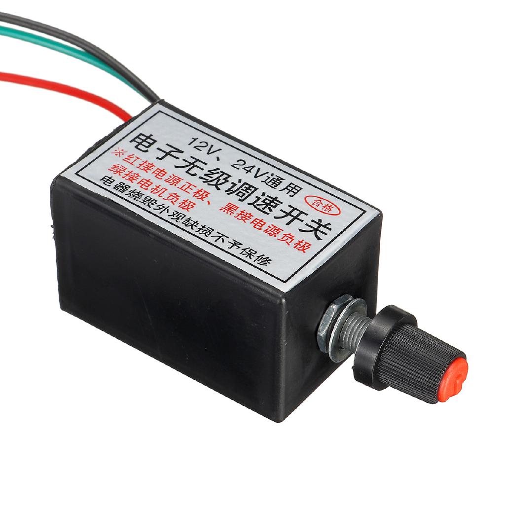 Bộ điều khiển tốc độ quạt điện 12v/24v 300w