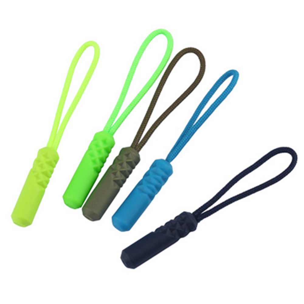 Set 10 đầu dây kéo thay thế nhỏ gọn cho vali/ ba lô/ túi đựng quần áo/ dụng cụ ngoài trời/ lều nhiều màu