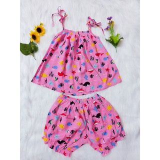 Bộ tole 2 dây cho bé gái