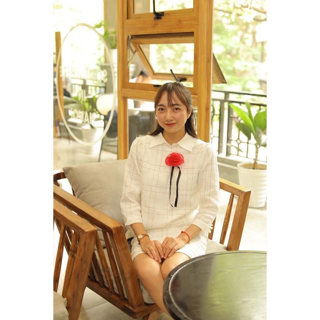 Sét váy dạ tweed chính phẩm cao cấp