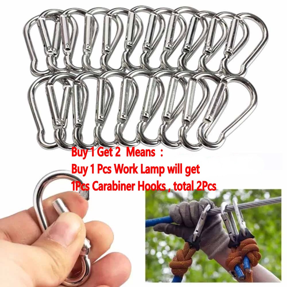 Đèn Pin Làm Việc 800 Lumens / Đèn LED COB Mini Có Móc Khóa Di Động Ngoài Trời