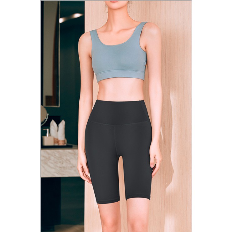 Quần legging lửng nữ ngố ngắn đến đùi cho nữ cạp cao nâng mông gen bụng tập thể thao gym hoặc yoga M02 | WebRaoVat - webraovat.net.vn