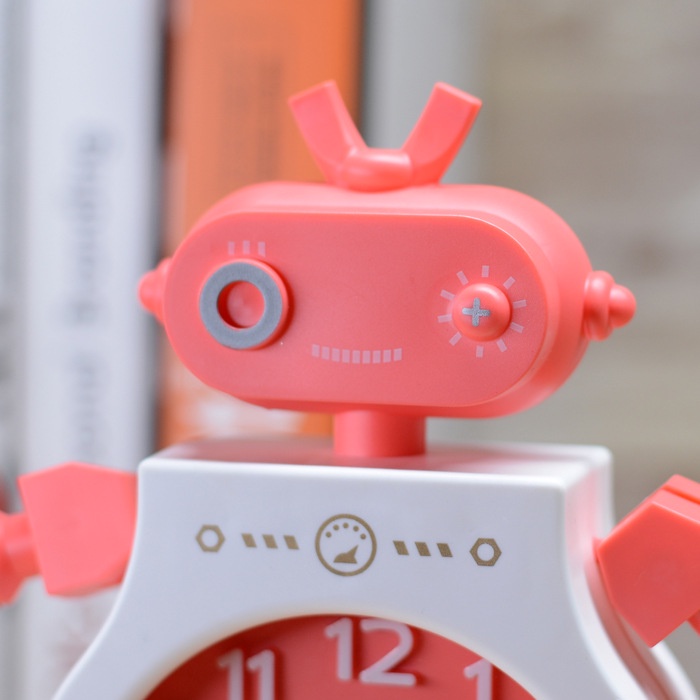 Đồng hồ báo thức để bàn mô hình Robot độc đáo, đồng hồ báo thức dễ thương cho bé