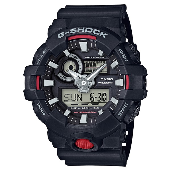 Đồng Hồ CASIO Nam Dây Nhựa G-SHOCK GA-700-1ADR Chính Hãng