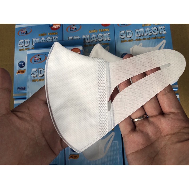 Hộp 10 cái Khẩu trang 3D Mask FAMAPRO quai vải | BigBuy360 - bigbuy360.vn