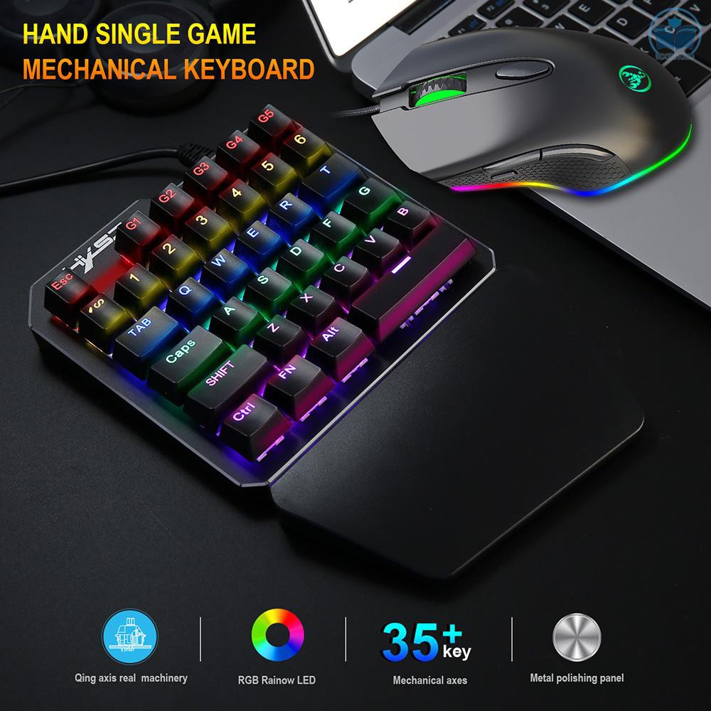 Bộ Bàn Phím Và Chuột Gaming Hxsj J100 + S500 J100 35 Phím