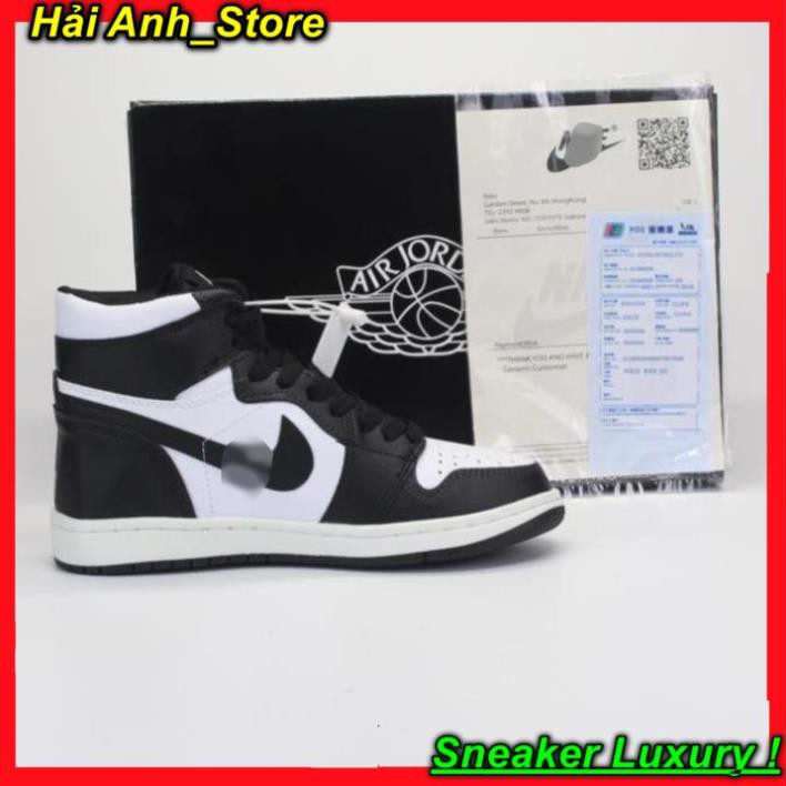 [ XẢ KHO THANH LÝ ] 🔥giày thể thao sneaker 🔥Air Jordan panda JD cao đen trắng cao cấp full  box