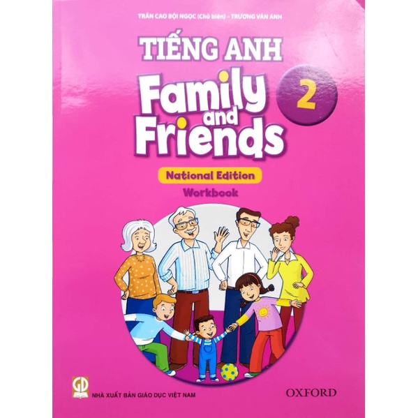 Bộ Sách - Tiếng Anh Family and Friends 2 (National Edition) - Student Book + Workbook (Kèm bìa bao)