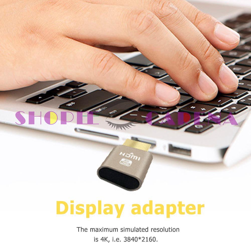 HDMI Male Virtual Display Adapter 4K Video Emulator Dummy Plug | BigBuy360 - bigbuy360.vn