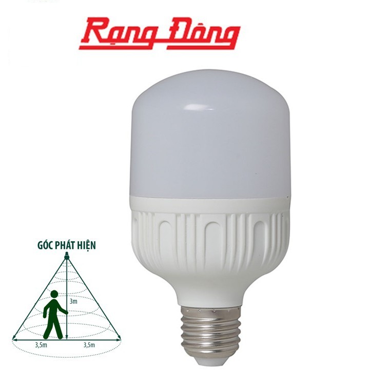 Đèn LED Bulb cảm biến radar 15W Rạng Đông