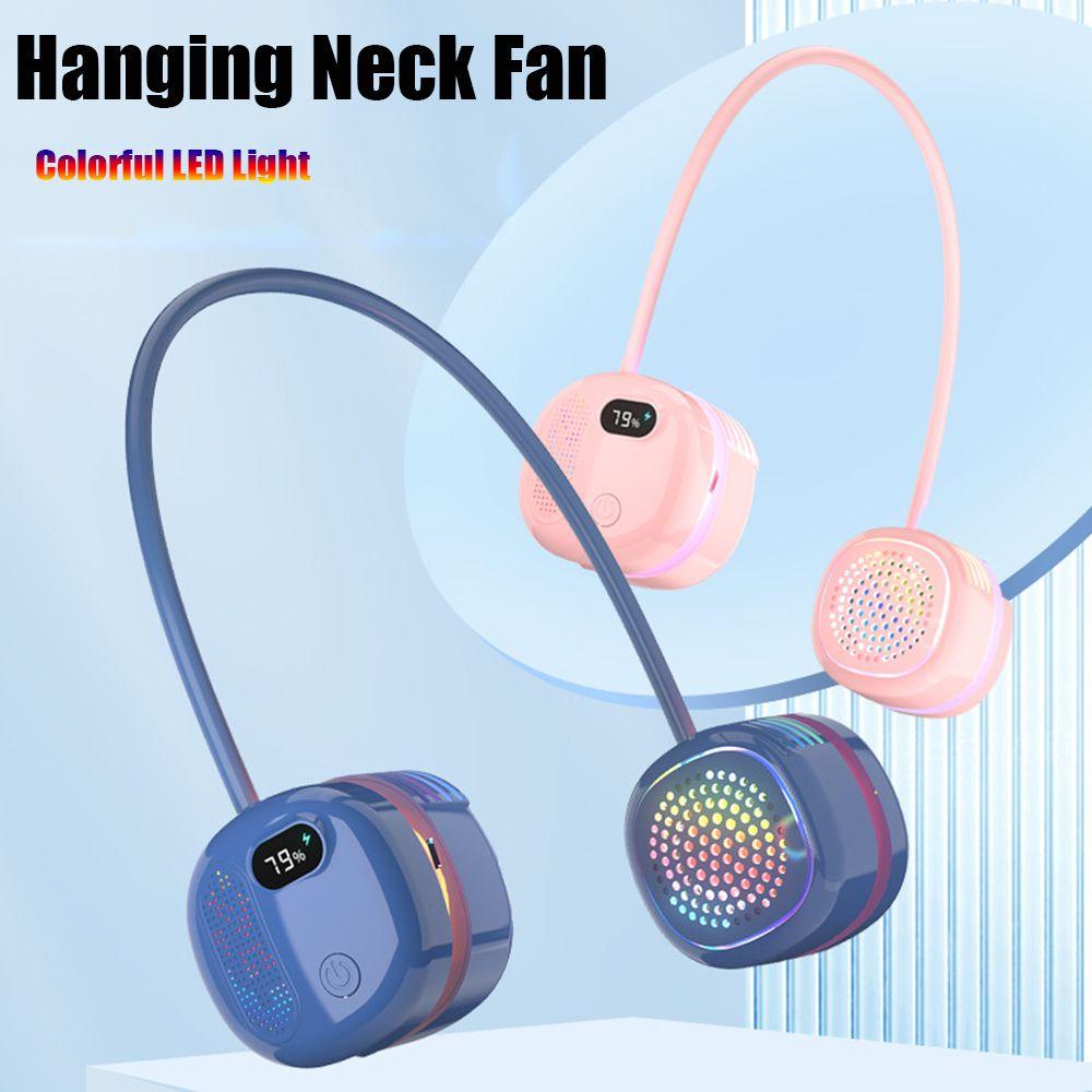 Quạt Làm Mát Đeo Cổ Không Cánh Tiện Dụng Cho Mùa Hè