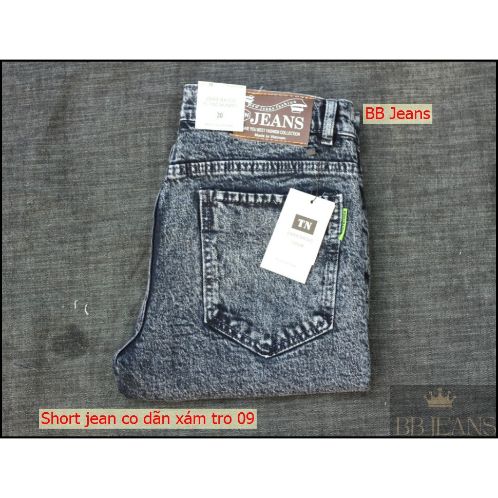 Quần Jean nam ngắn co dãn - quần short nam cao cấp MSTN09-10