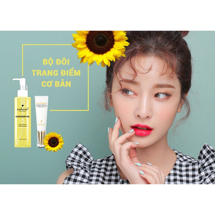 Bộ đôi trang điểm cơ bản Sakura | BigBuy360 - bigbuy360.vn