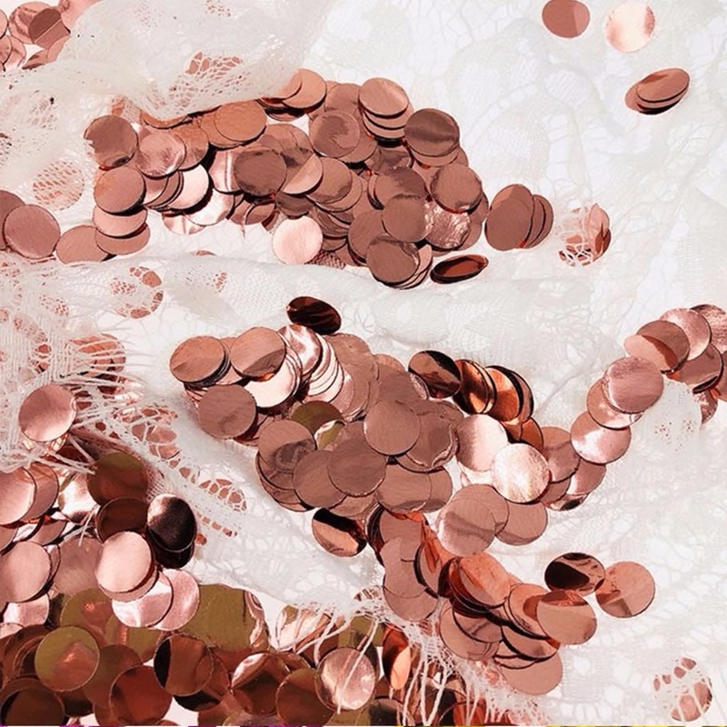 Cánh hoa mạ vàng hồng trang trí tiệc cưới / sinh nhật độc đáo