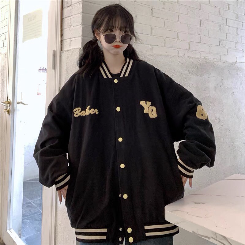 [Mã FATHANG5 giảm 10K đơn 50K] Áo Bomber YQ 86 nam nữ chất kaki YAYSHOP form unisex phong cáchHàn Quốc